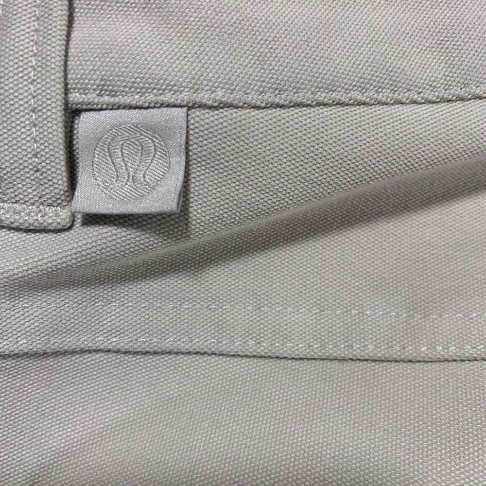 Lululemon Pants Mens 36x28‎ ABC Crop Pant Relaxed Utilitech Brown Tan Khaki - Picture 2 of 12